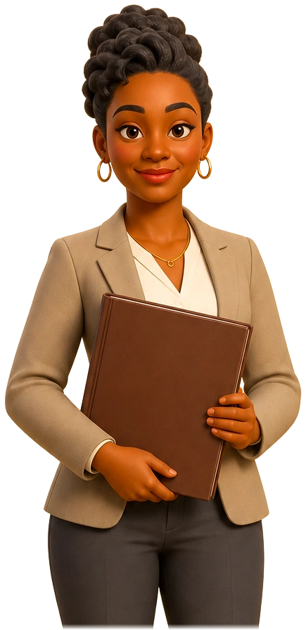 Laetitia, l'expert-comptable d'AgentMondial, dossier client en main.